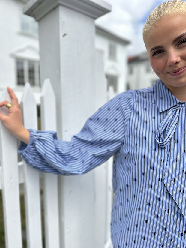 Trixie Dot Bow Shirt