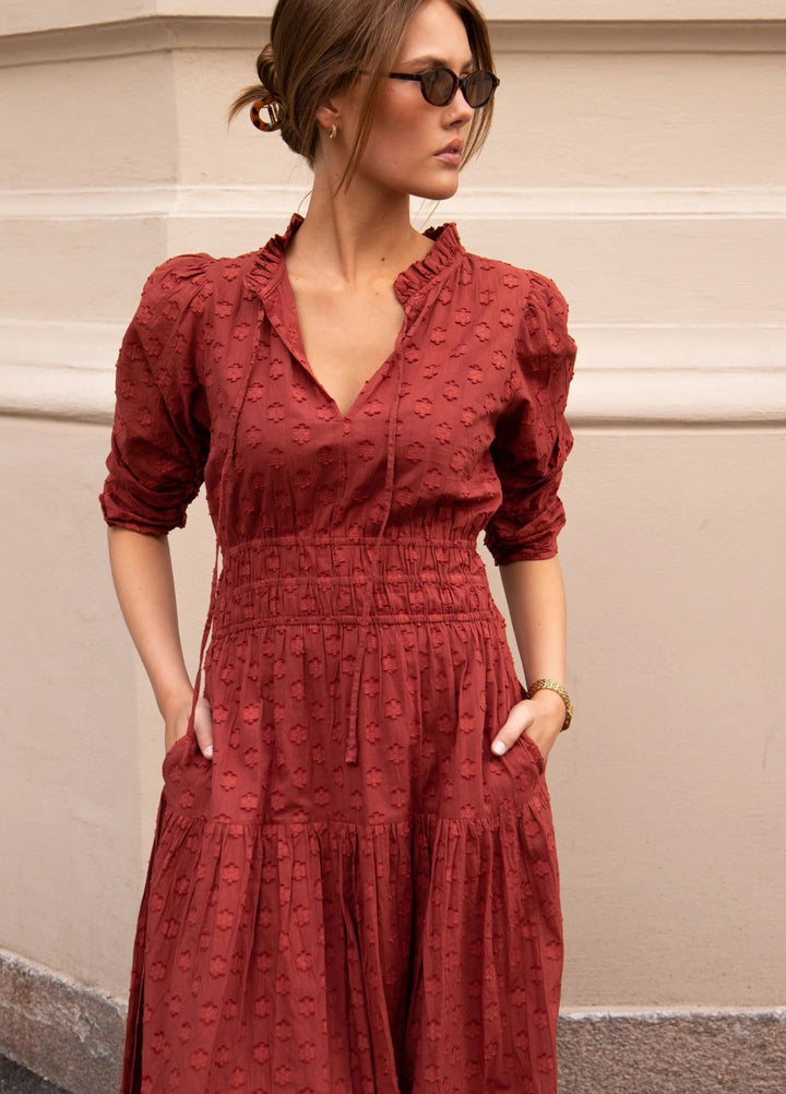 Madison Dress Cinnamon