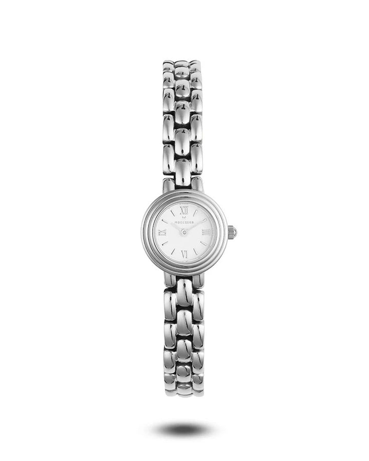 Antique Sølvfarget / Hvit 19mm