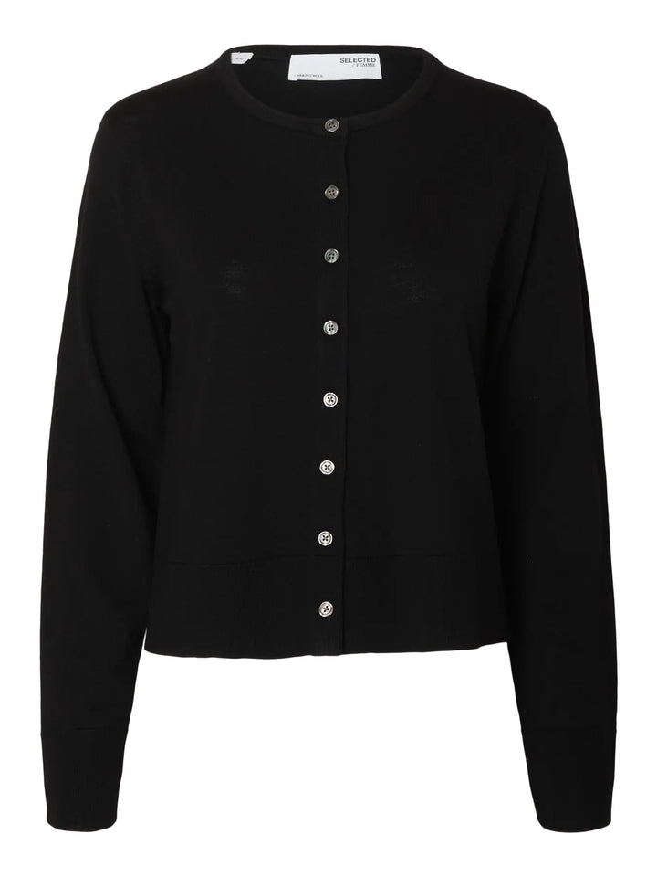SLFTHEA LS KNIT MERINO CARDIGAN NOOS