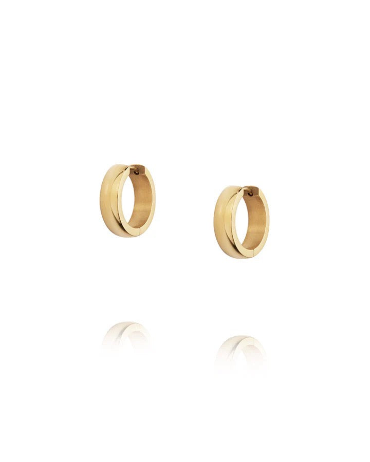 Chunky Gold Hoops Large