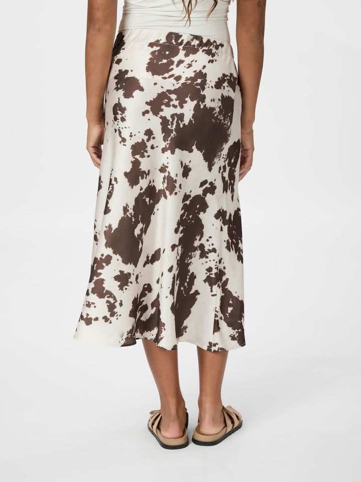 Viso Cow Print Skirt
