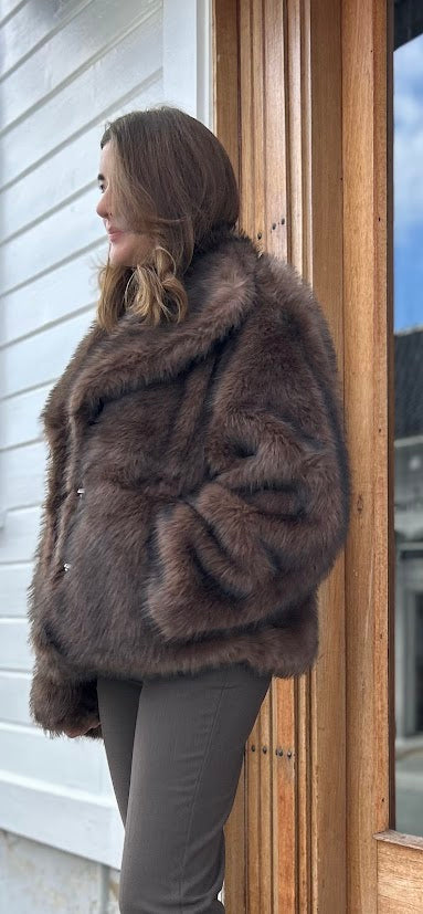 Stephanie Faux Fur Jacket