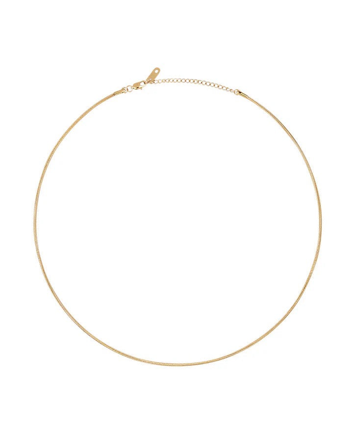 Snake Chain Necklace Gold