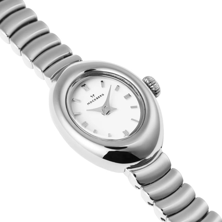 Belle Oval Petite Silver 18x26