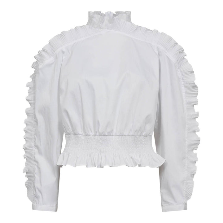 Sanna ruffel smock blouse