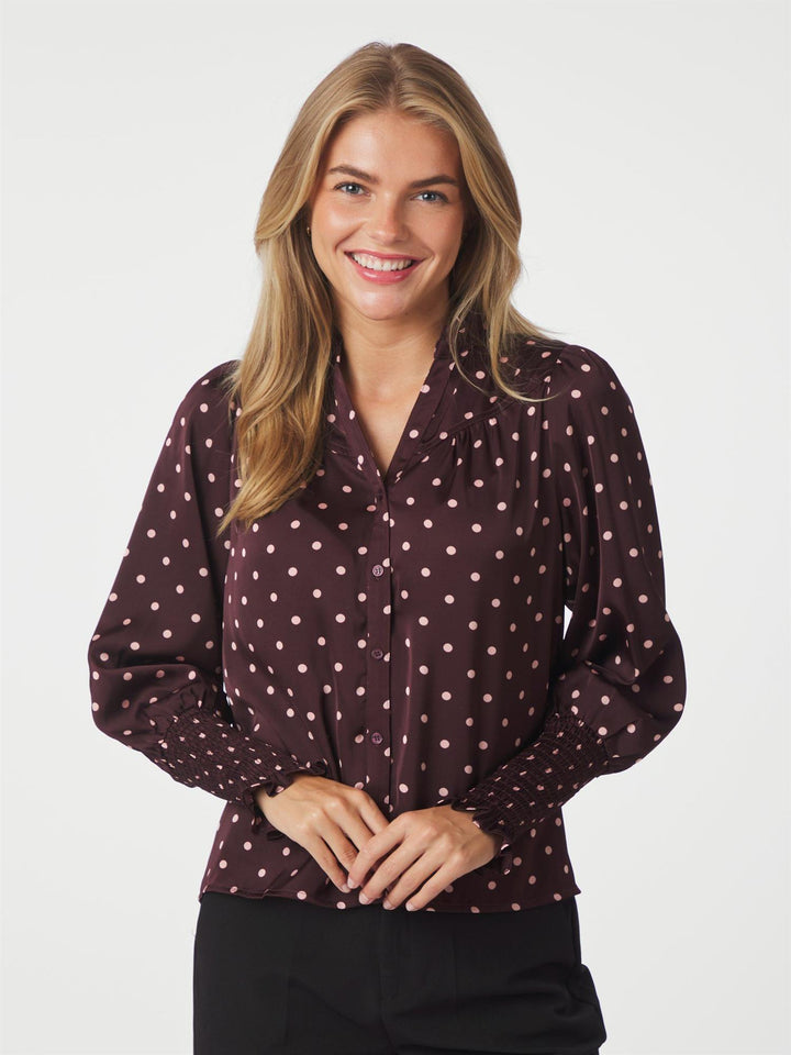 Camisa Dot Blouse