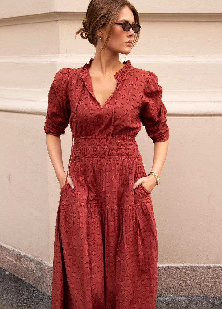 Madison Dress Cinnamon