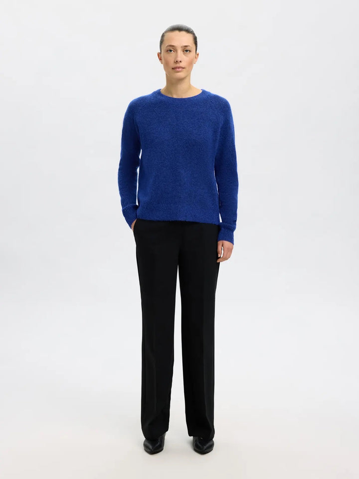 SLFLULU LS KNIT O-NECK