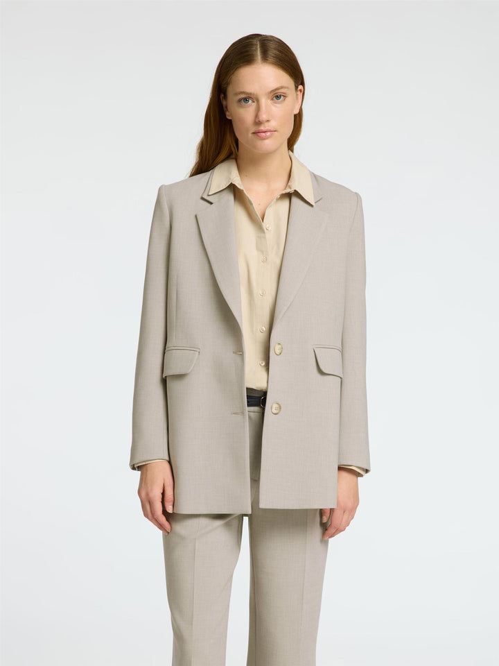 RITA LS RELAXED BLAZER MEL