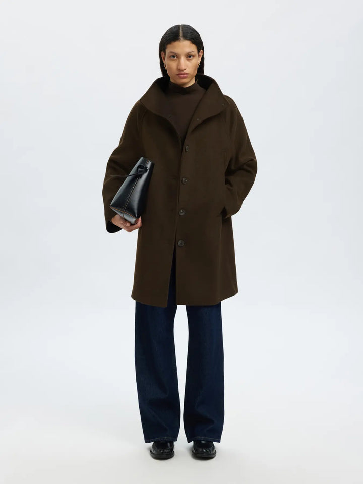 SLFVINNI WOOL BLEND COAT