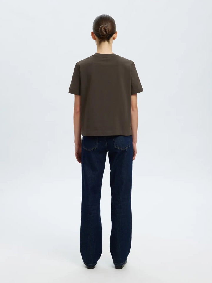 SLFESSENTIAL SS BOXY TEE