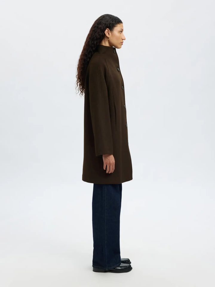 SLFVINNI WOOL BLEND COAT