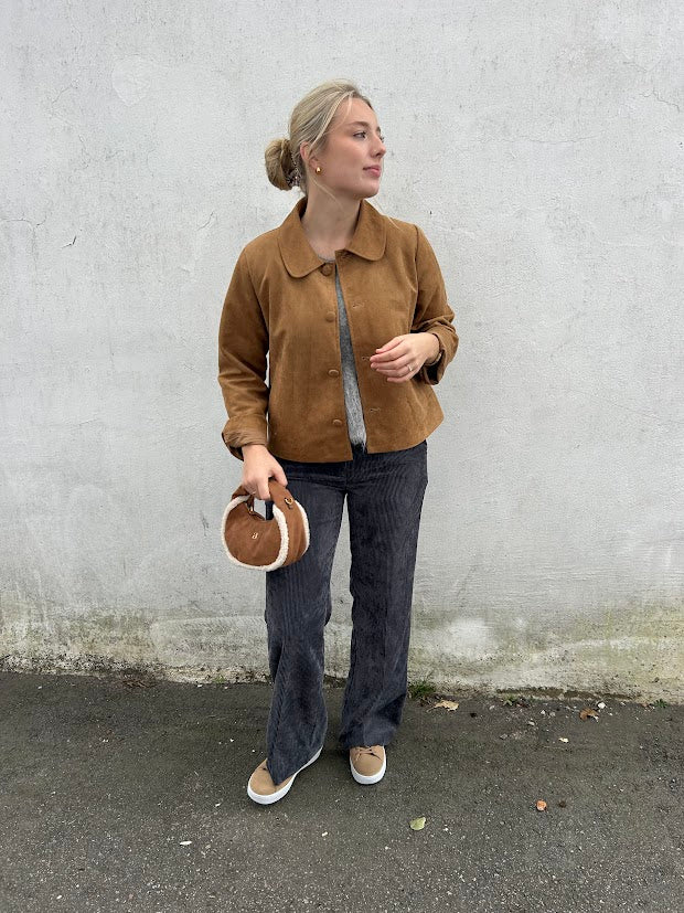 Nilo Faux Suede Jacket