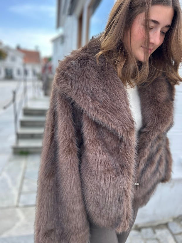 Stephanie Faux Fur Jacket