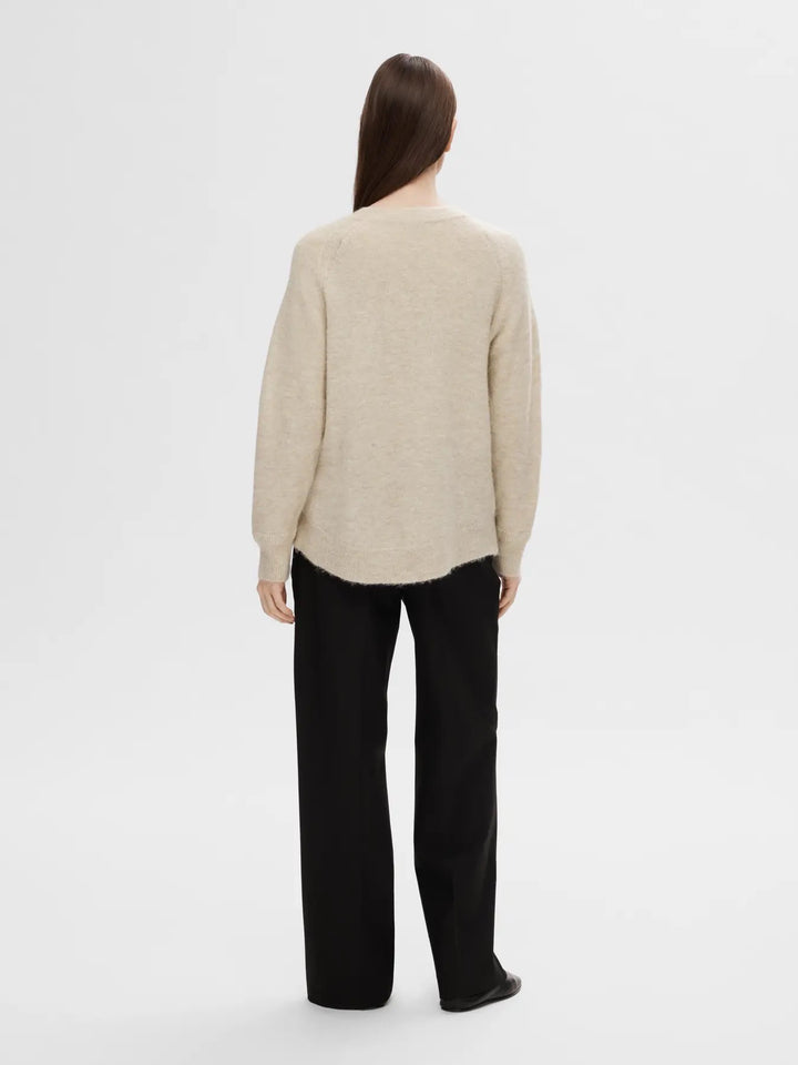 SLFLULU LS KNIT O-NECK