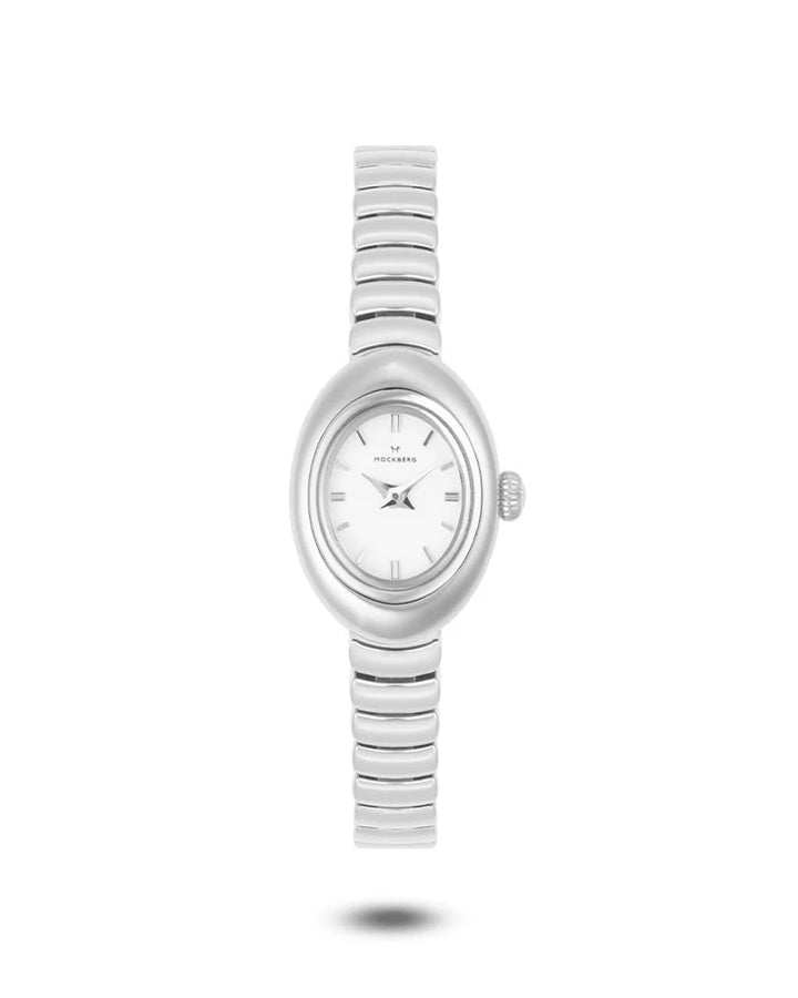 Belle Oval Petite Silver 18x26