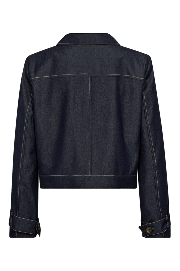 Terrycc denim jacket