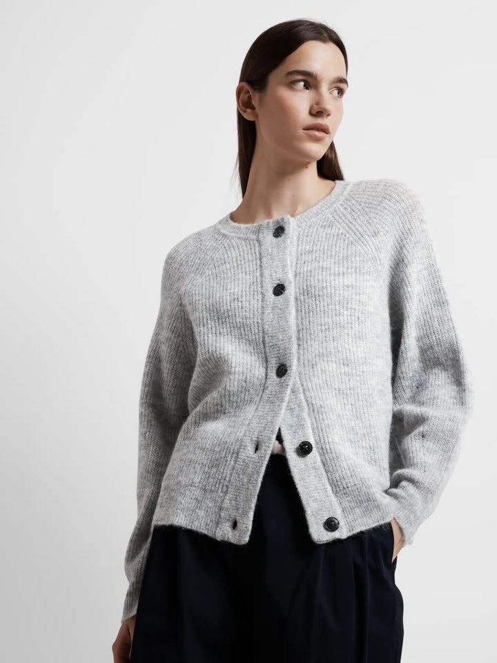 SLFLULU LS KNIT SHORT CARDIGAN