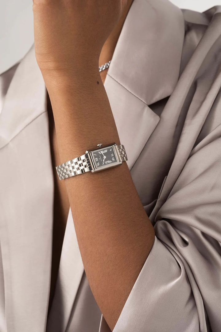 Timeless Stål / Sort 18x22mm