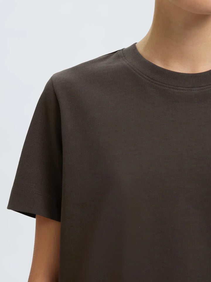 SLFESSENTIAL SS BOXY TEE