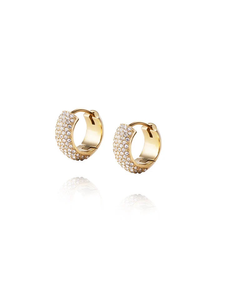 Amour Gold Hoops Small