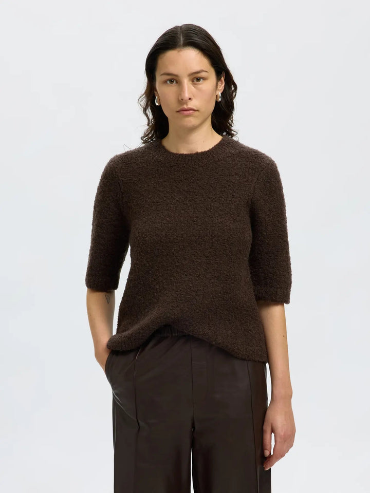 SLFLELOU 2/4 KNIT O-NECK