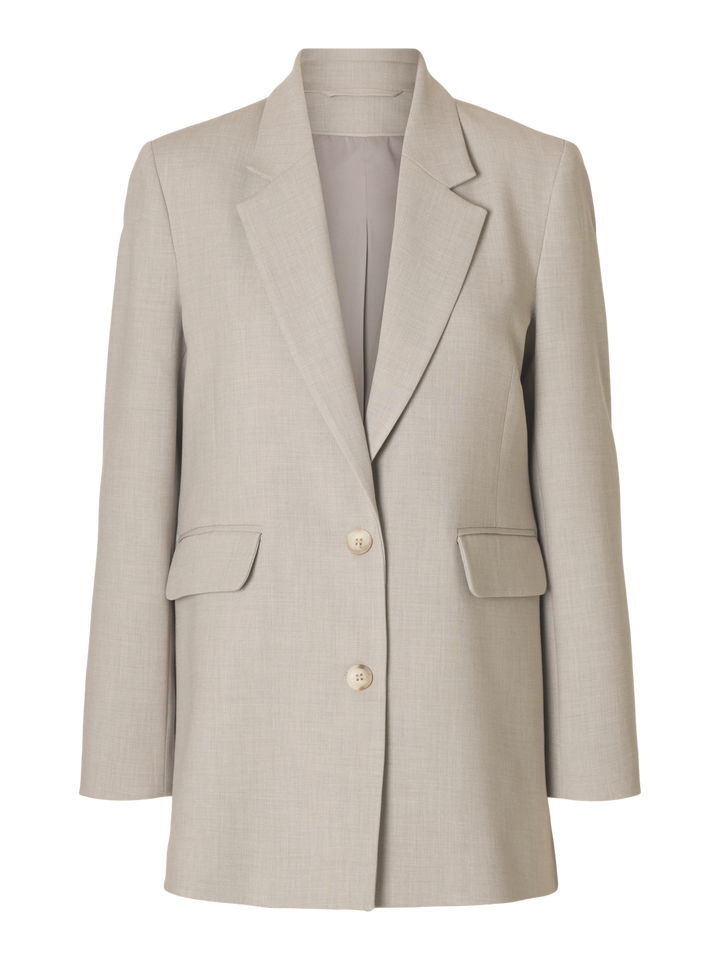 RITA LS RELAXED BLAZER MEL