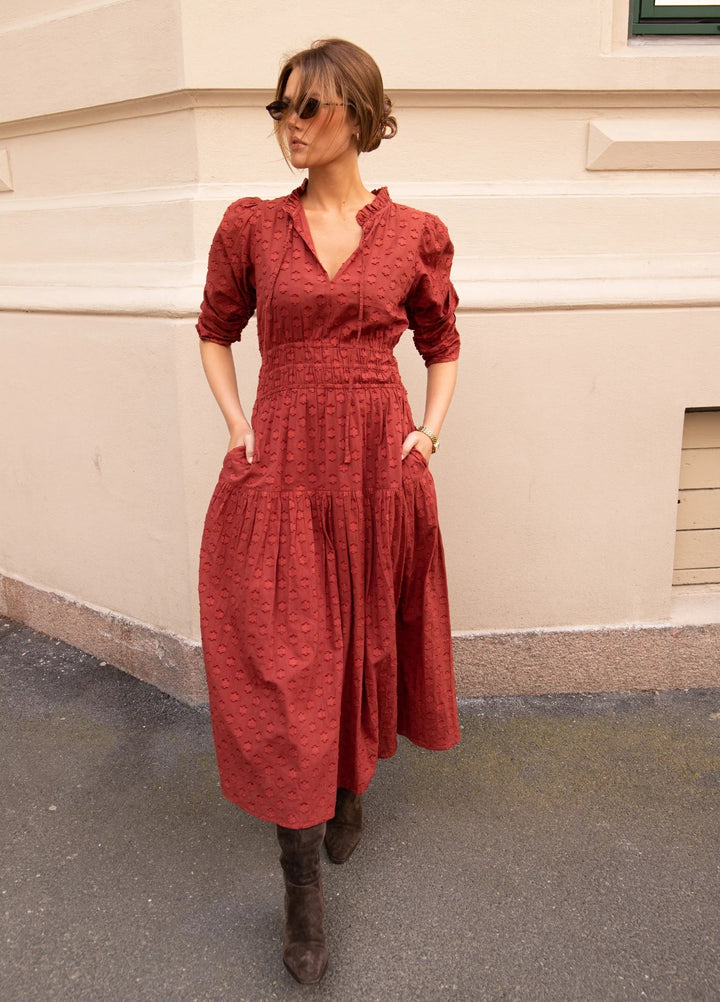 Madison Dress Cinnamon