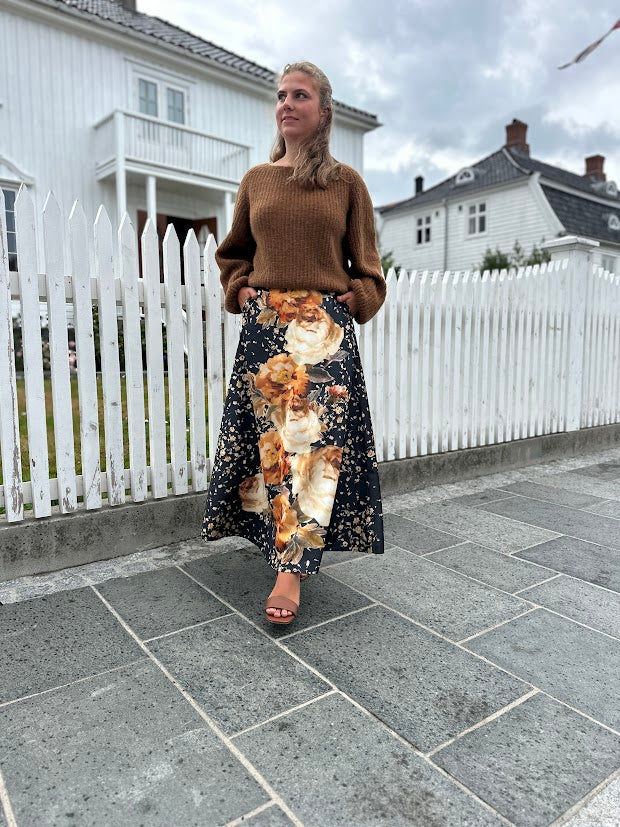 Tailored Satin Skirt