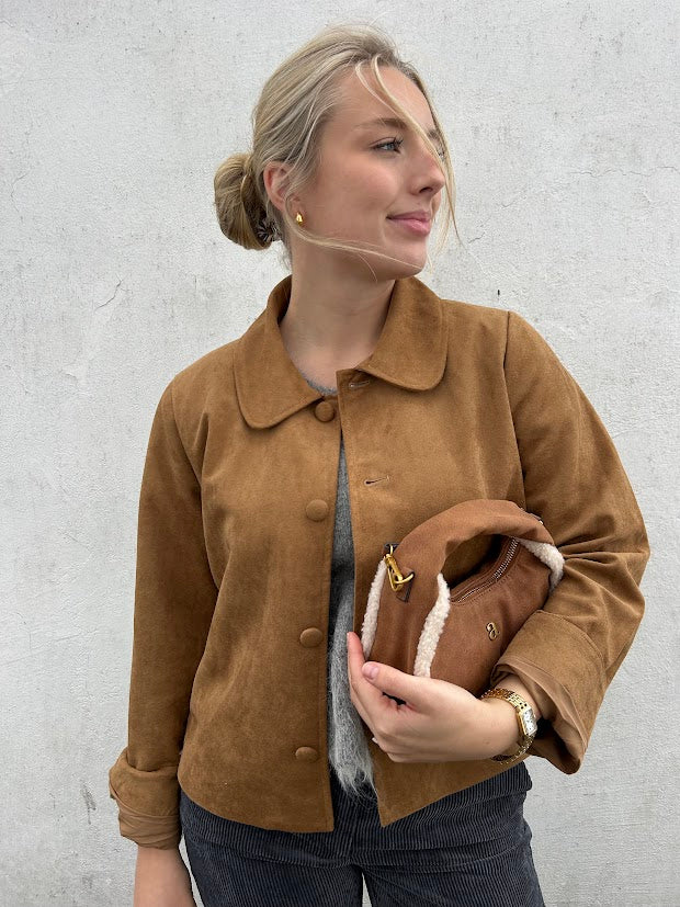 Nilo Faux Suede Jacket