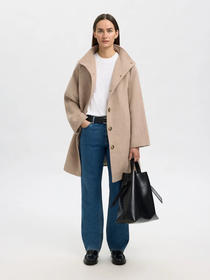 SLFVINNI WOOL BLEND COAT