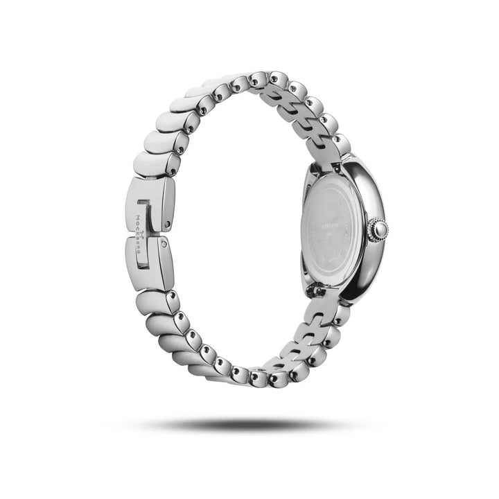Belle Oval Silver Watch