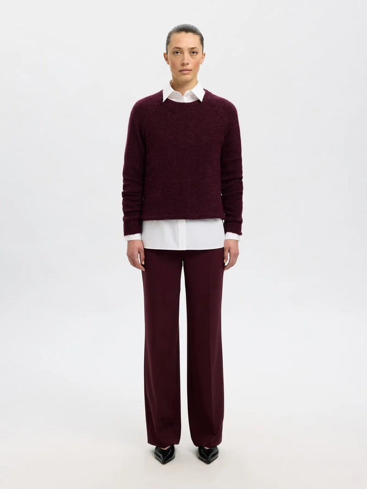 SLFLULU LS KNIT O-NECK