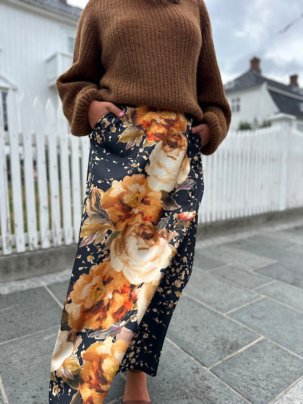 Tailored Satin Skirt