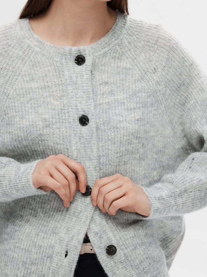 SLFLULU LS KNIT SHORT CARDIGAN