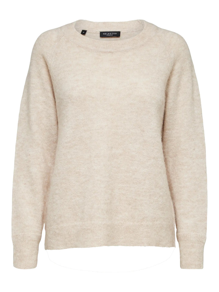 SLFLULU LS KNIT O-NECK