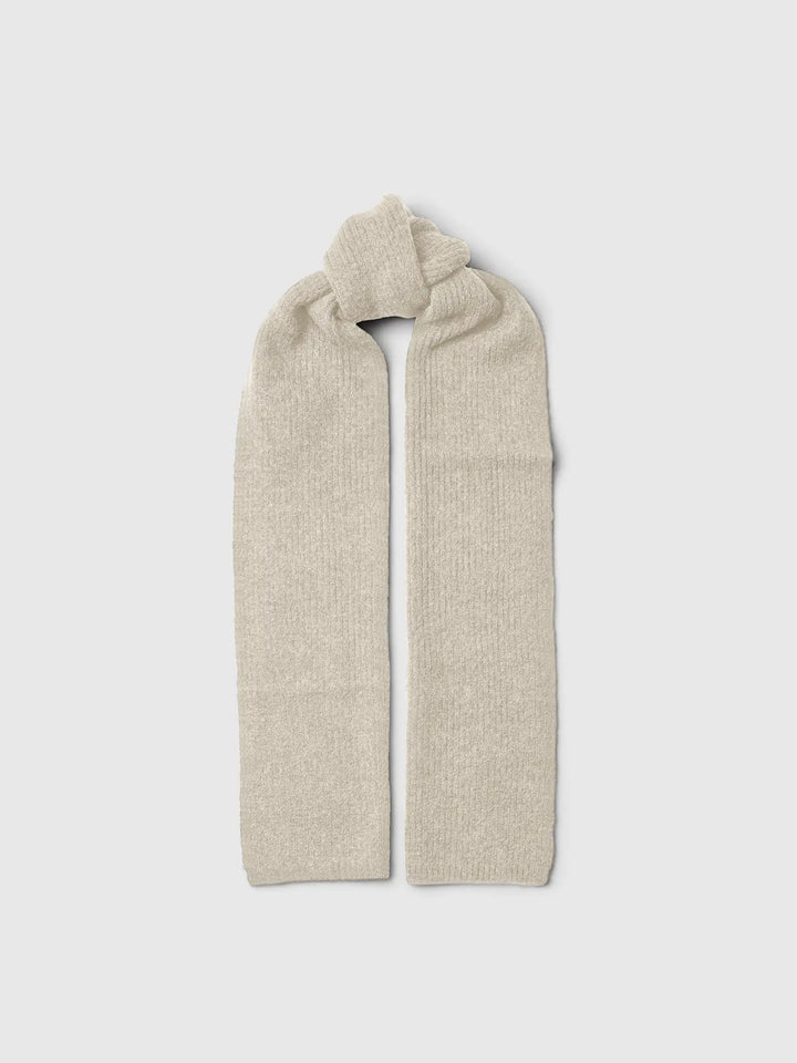 Lulu Wool Blend Narrow Knit scarf