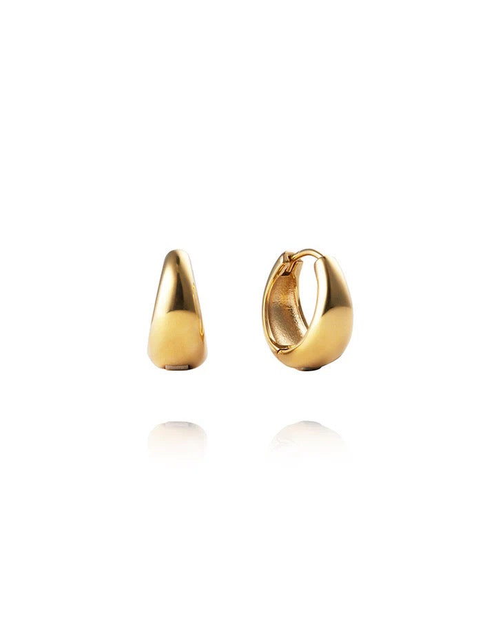 Bold Hoops Gold Medium