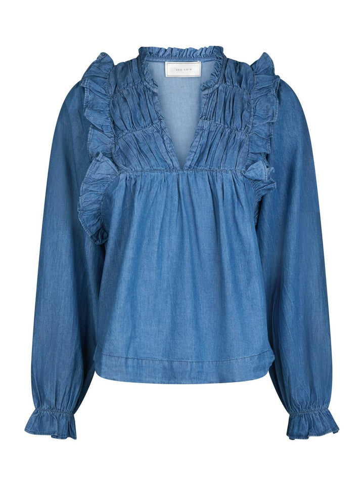 Janis Denim Blouse