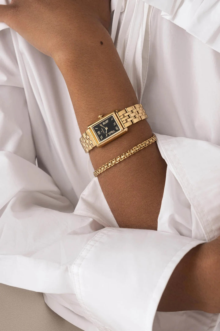 Timeless Gullfarget stål/Sort