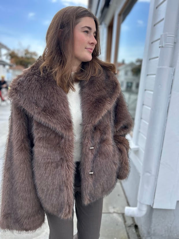 Stephanie Faux Fur Jacket