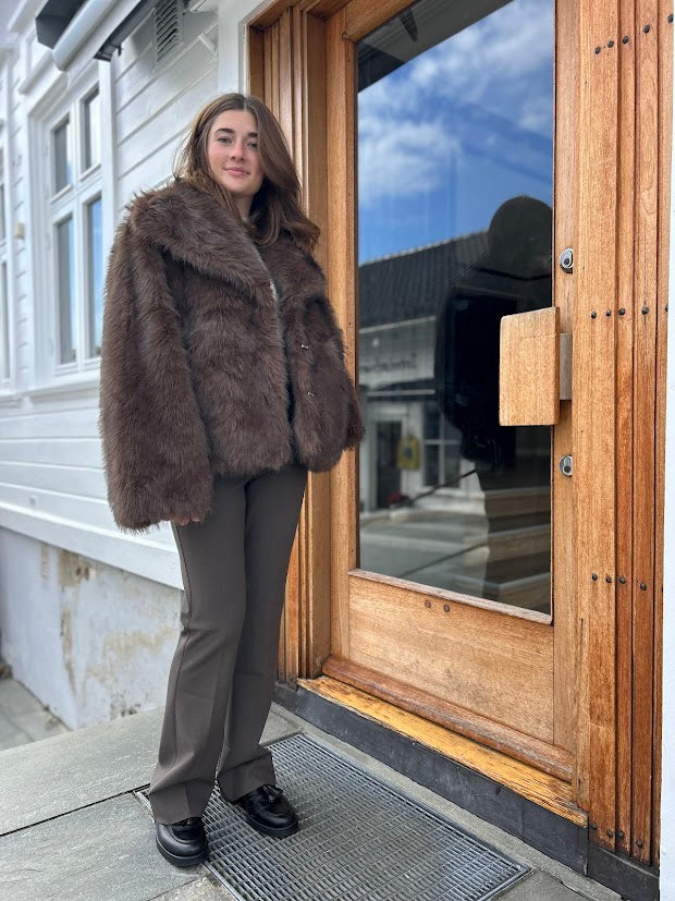 Stephanie Faux Fur Jacket