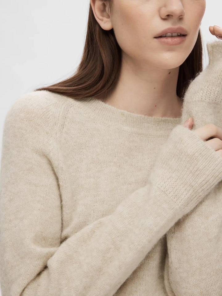 SLFLULU LS KNIT O-NECK