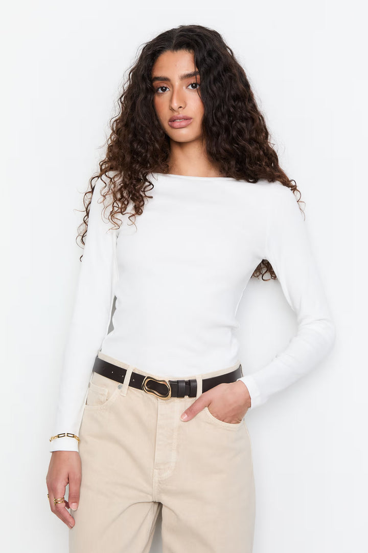 Petronella Rib Boatneck