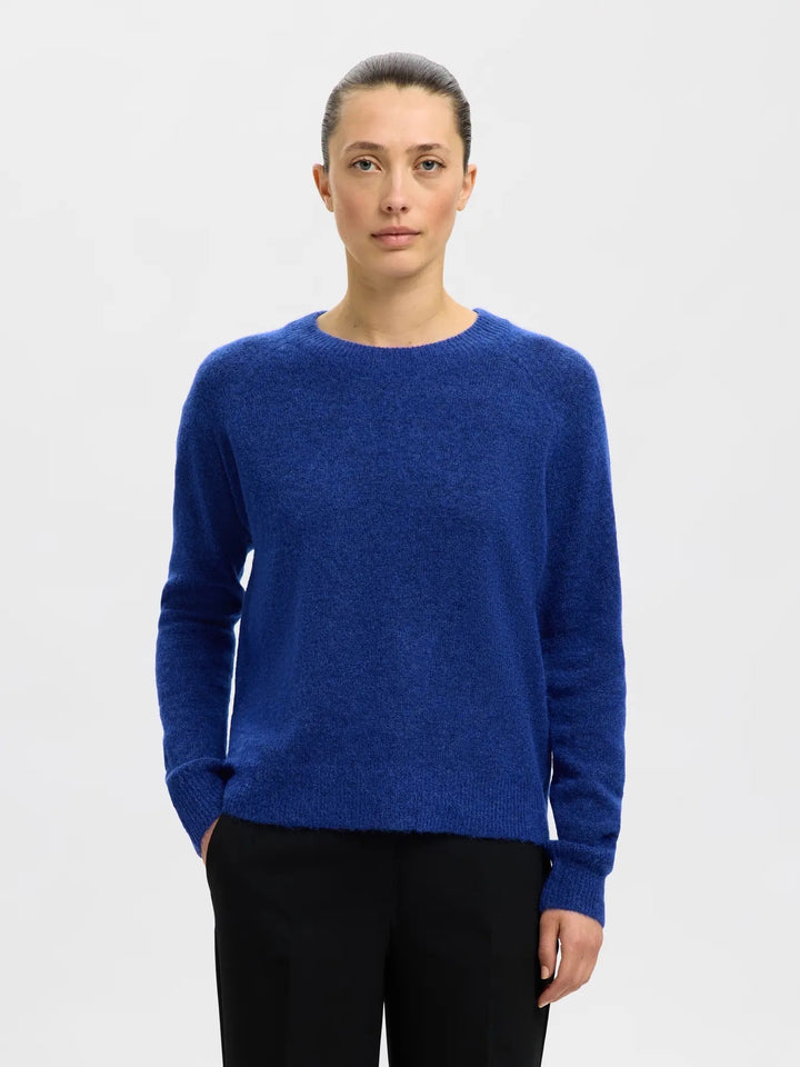 SLFLULU LS KNIT O-NECK