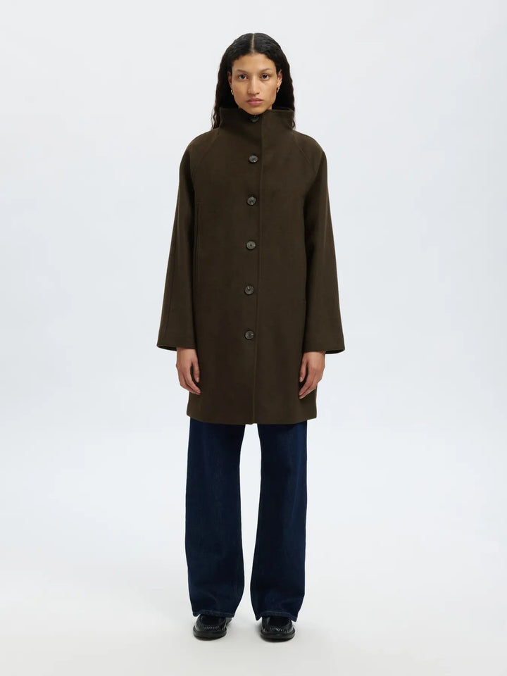 SLFVINNI WOOL BLEND COAT