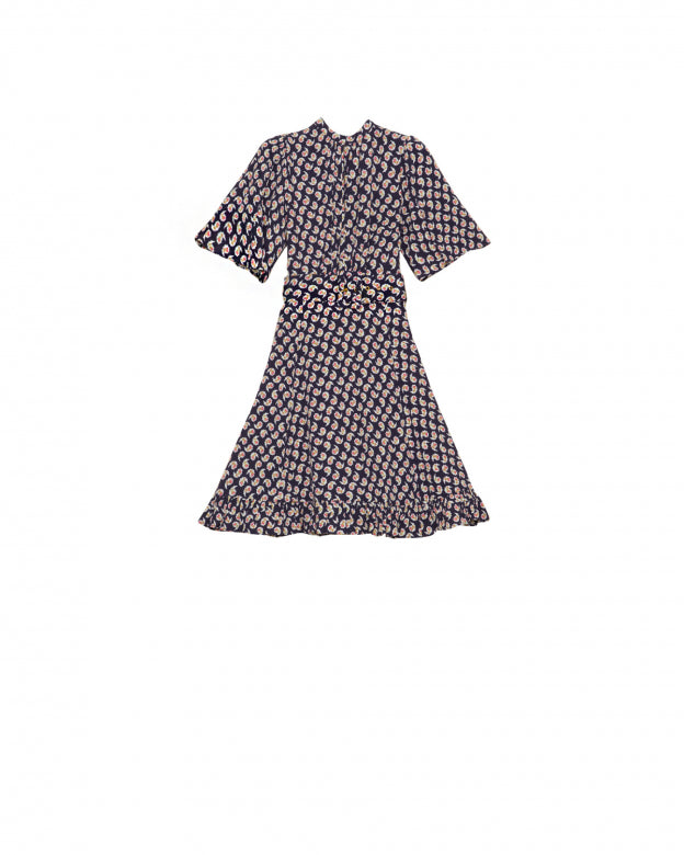 Spring Belted Mini Dress