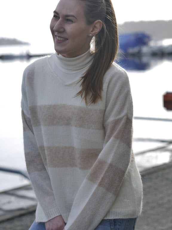 Bonnie Knit ivory/sand