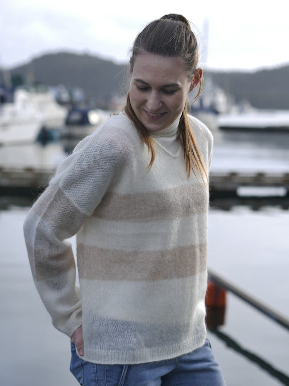 Bonnie Knit ivory/sand